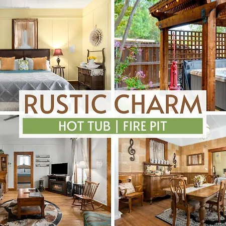 Pet-Friendly, Hot Tub, Fire Pit, King Beds - Walk To Main St! Vila